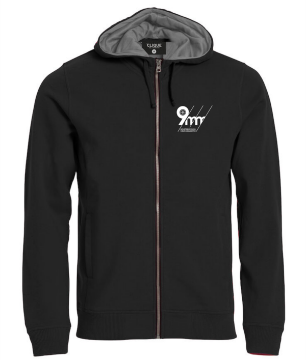 021044 Classic Hoody Full Zip Herren inkl. Brust- und Rückendruck – Bild 2