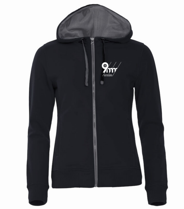 021045 Classic Hoody Full Zip Damen inkl. Brust- und Rückendruck – Bild 2