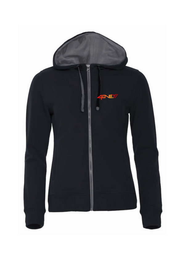 021045 Classic Hoody Full Zip Damen inkl. Brust- und Rückendruck