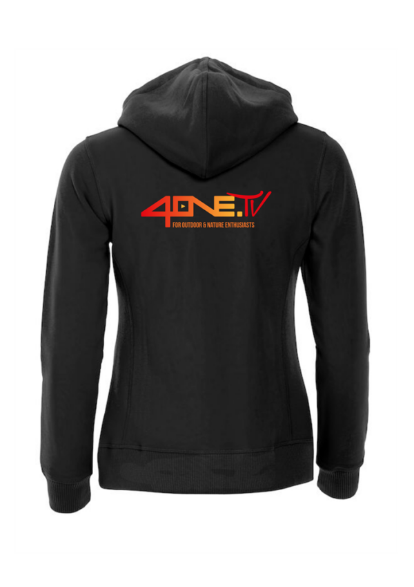 021045 Classic Hoody Full Zip Damen inkl. Brust- und Rückendruck – Bild 2