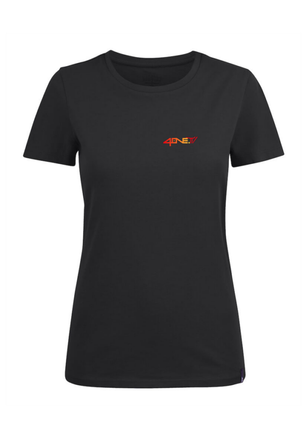 2124008 American U T-Shirt Damen inkl. Brust- und Rückendruck
