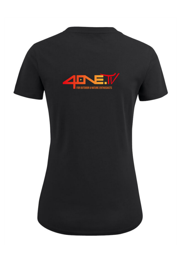 2124008 American U T-Shirt Damen inkl. Brust- und Rückendruck – Bild 2