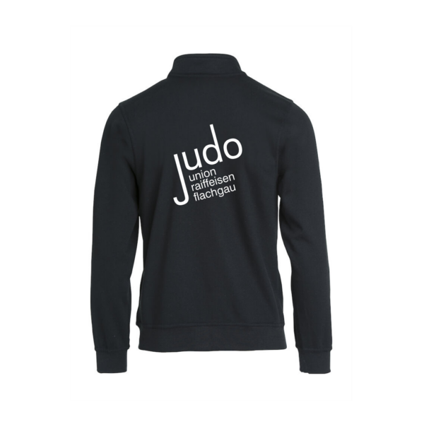 021028 Basic Sweat Jacke Junior inkl. Brust- Ärmel und Rückendrucke – Bild 2