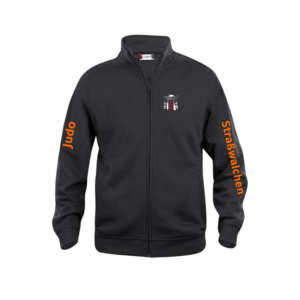 021028 Basic Sweat Jacke Junior inkl. Brust- Ärmel und Rückendrucke