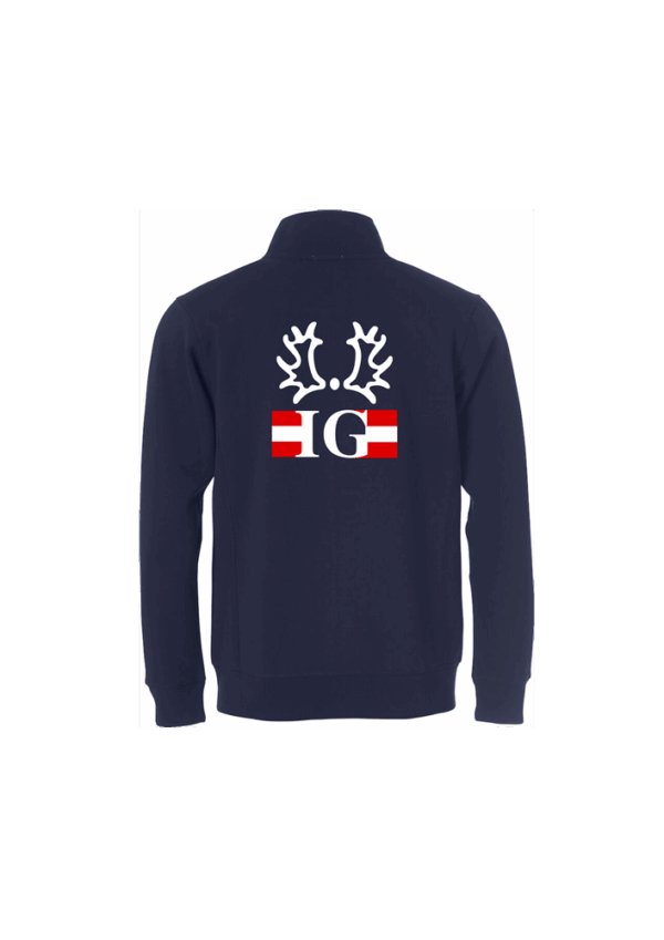 021048 Sweatjacket Fullzip Herren inkl. Brust-und Rückenstick – Bild 2