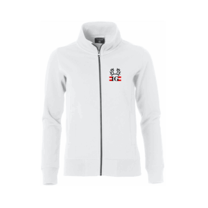 021049 Sweatjacket Fullzip Damen inkl. Brust-und Rückenstick
